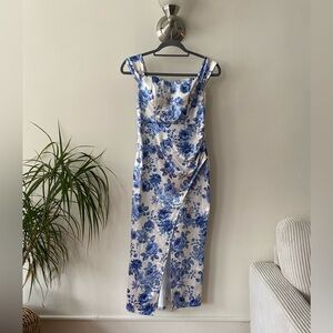Speechless Juniors Blue and White Floral Dress Size 3